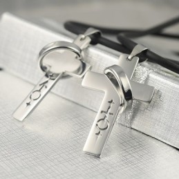 Symbole Męskie I Żeńskie Naszyjnik Wisiorek Kochankowie