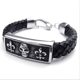 Atrakcyjny Design, Delikatne Kolory, Doskonała Jakość, Bransoletka Ze Skóry Tytanowej