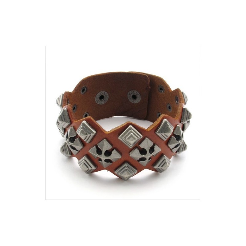 Nowoczesny Design, Delikatne Kolory, Doskonała Jakość, Tytanowa Skórzana Bransoletka Nowoczesny Design, Delikatne Kolory, Doskonała Jakość, Tytanowa Skórzana Bransoletka