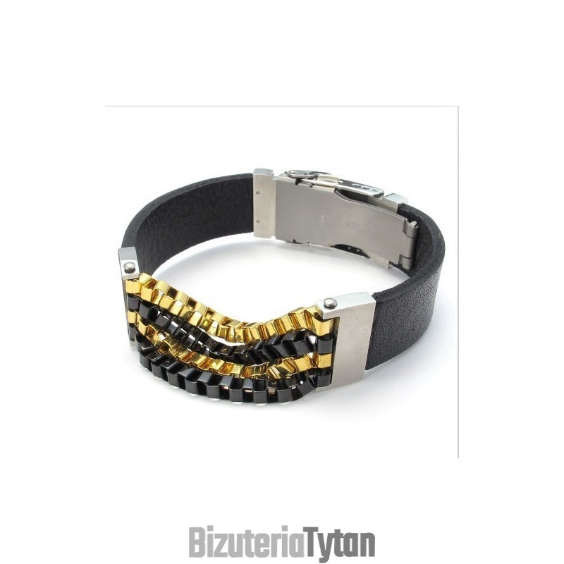Atrakcyjny Design, Piękne Kolory, Doskonała Jakość, Tytanowa Skórzana Bransoletka Atrakcyjny Design, Piękne Kolory, Doskonała Jakość, Tytanowa Skórzana Bransoletka