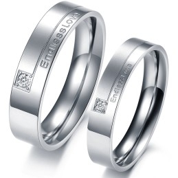Jakość I Ilość Gwarantowane Endless Love Titanium Ring Dla Zakochanych