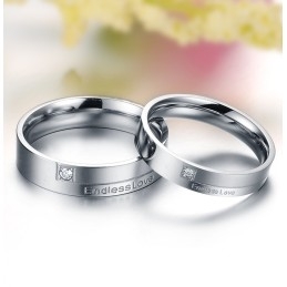 Jakość I Ilość Gwarantowane Endless Love Titanium Ring Dla Zakochanych