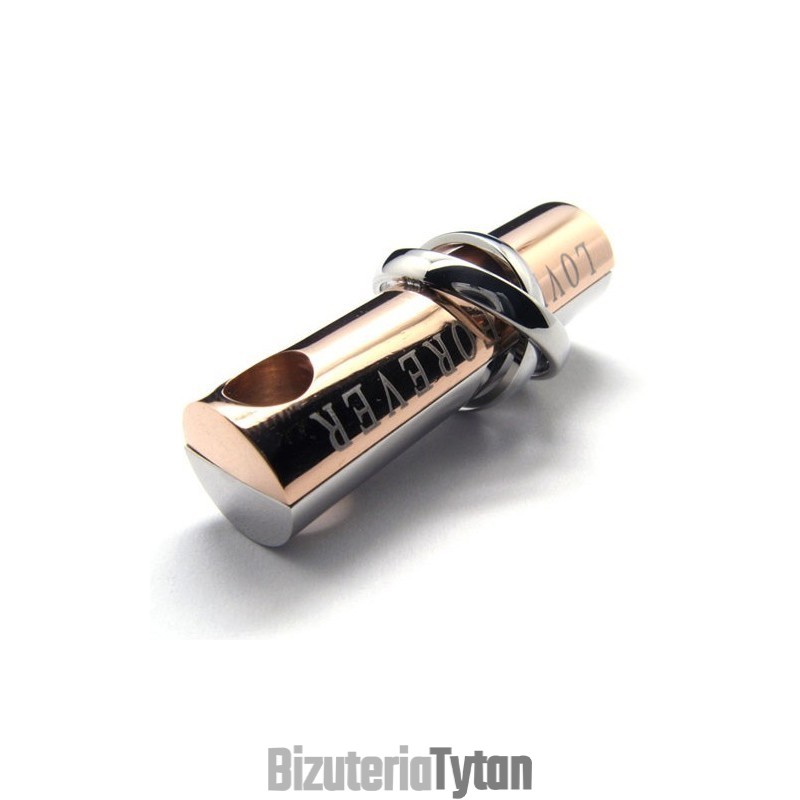 Naszyjnik Z Wisiorkiem Fashion Love Forever Titanium (Kawowy Złoty) Naszyjnik Z Wisiorkiem Fashion Love Forever Titanium (Kawowy Złoty)