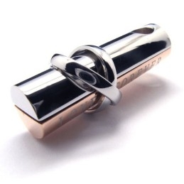 Naszyjnik Z Wisiorkiem Fashion Love Forever Titanium (Kawowy Złoty)
