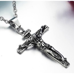 Łatwy W Użyciu Naszyjnik Z Krzyżem Z Tytanu