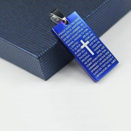 Klasyczny Krzyż Biblia Męski Wisiorek I Naszyjnik Modny Prezent Dla Przyjaciela