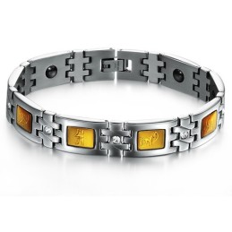 Niezawodna Jakość Bransoletka Z Tytanu Magnetytowego Dla Zakochanych