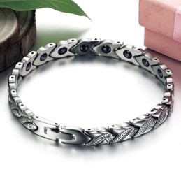 Bransoletka Z Tytanu Magnetytowego World-Wide Renown Health