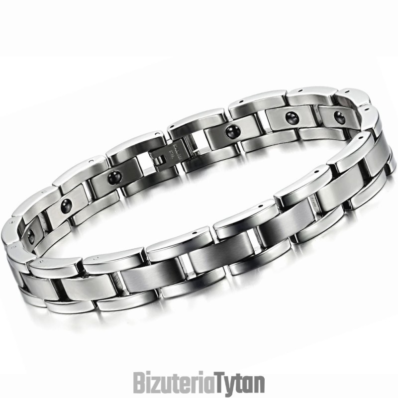Szeroki Wybór Męskich Bransoletek Z Tytanu I Magnetytu Szeroki Wybór Męskich Bransoletek Z Tytanu I Magnetytu