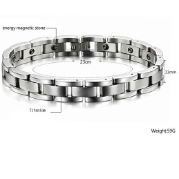 Szeroki Wybór Męskich Bransoletek Z Tytanu I Magnetytu