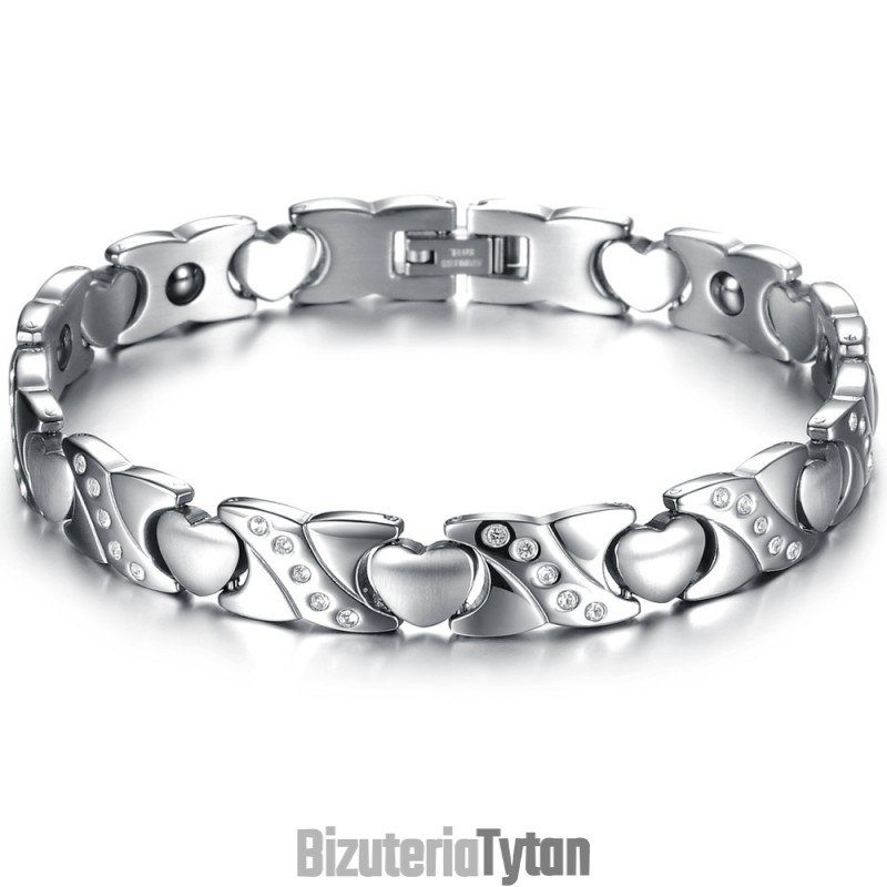 Jakość I Ilość Gwarantowana Bransoletka Sweetheart Titanium Z Diamentami Jakość I Ilość Gwarantowana Bransoletka Sweetheart Titanium Z Diamentami