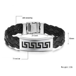Niezawodna Wydajność Męska Bransoletka Great Wall Titanium