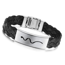 Niezawodna Męska Bransoletka Viper Titanium