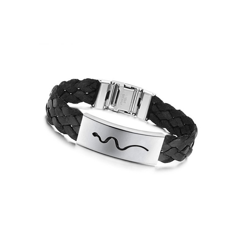 Niezawodna Męska Bransoletka Viper Titanium Niezawodna Męska Bransoletka Viper Titanium