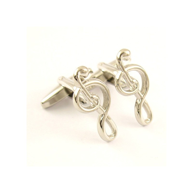 Spinki Do Mankietów Dulcet Musical Note Titanium Spinki Do Mankietów Dulcet Musical Note Titanium