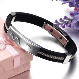 Niezawodna Reputacja Viper Titanium Leather Bangle