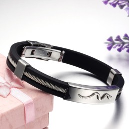 Niezawodna Reputacja Viper Titanium Leather Bangle