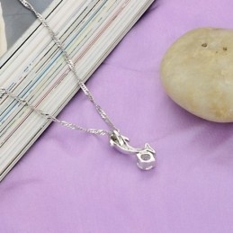Jakość I Ilość Gwarantowana Naszyjnik Z Tytanu W Kształcie Delfina Z  I Diamentami