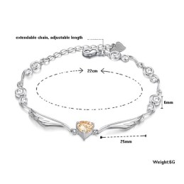 Szeroki Wybór Damskich Bransoletek Z Tytanu Z Powłoką Platynową I Diamentami
