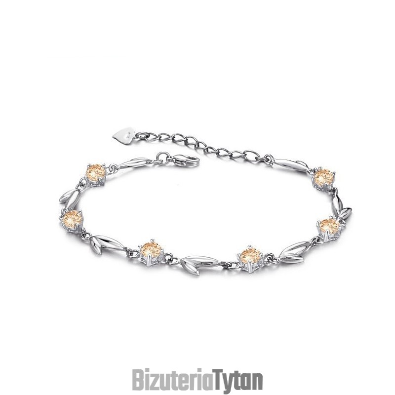 Kompletna Specyfikacja Bransoleta Żeńska Z Tytanu Platerowanego Platyną I Diamentami Kompletna Specyfikacja Bransoleta Żeńska Z Tytanu Platerowanego Platyną I Diamentami