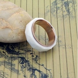 Królowa Jakości Pierścionek Ceramiczny Z Wolframu