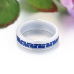 Aby Mieć Długą Historię Niebieski Pierścień Ceramiczny Z Wolframu