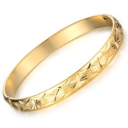 Wysokiej Jakości Elegancka Bransoletka Damska Pozłacana 18K
