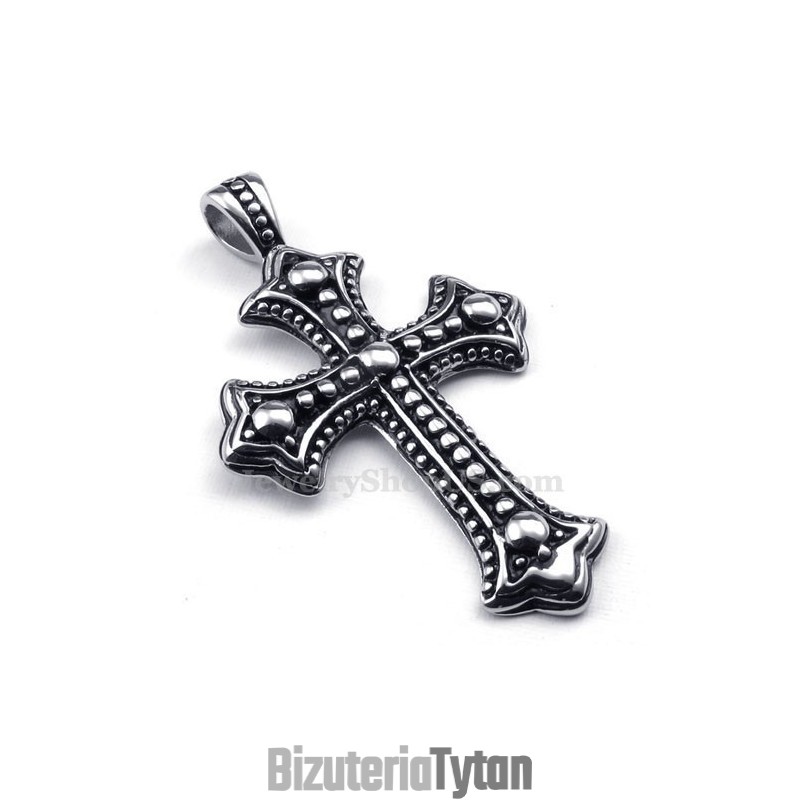 Naszyjnik Z Krzyżem Tytanowym (Łańcuszek Gratis) Naszyjnik Z Krzyżem Tytanowym (Łańcuszek Gratis)