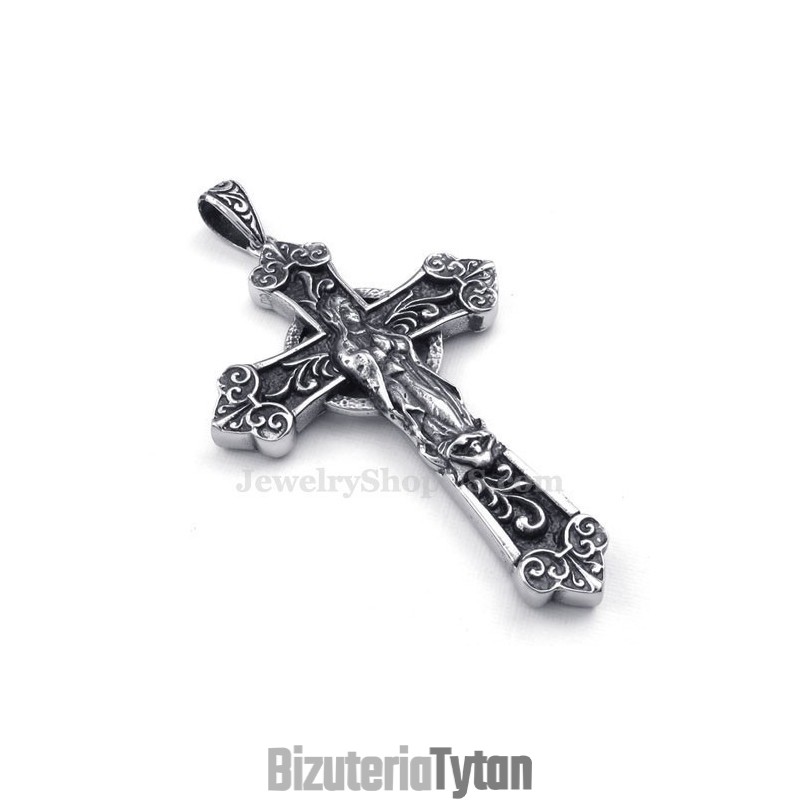 Naszyjnik Z Krzyżem Tytanowym Matki Bożej (Łańcuszek Gratis) Naszyjnik Z Krzyżem Tytanowym Matki Bożej (Łańcuszek Gratis)