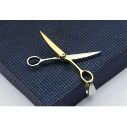 Wisiorek Z Tytanu Gloden Scissor Fashion - Darmowy Łańcuszek
