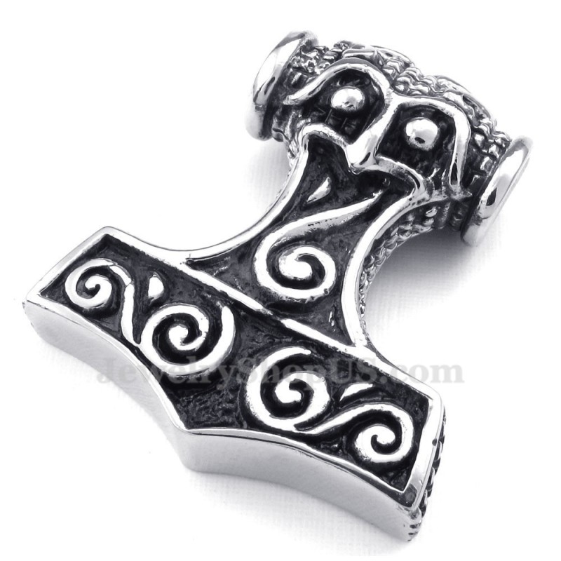 Naszyjnik Z Wisiorkiem Z Tytanu Thor'S Hammer (Łańcuszek Gratis) Naszyjnik Z Wisiorkiem Z Tytanu Thor'S Hammer (Łańcuszek Gratis)