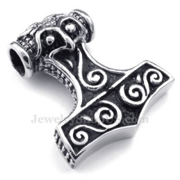 Naszyjnik Z Wisiorkiem Z Tytanu Thor'S Hammer (Łańcuszek Gratis)