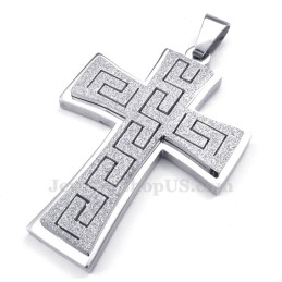 Naszyjnik Z Krzyżem Tytanowym (Łańcuszek Gratis)