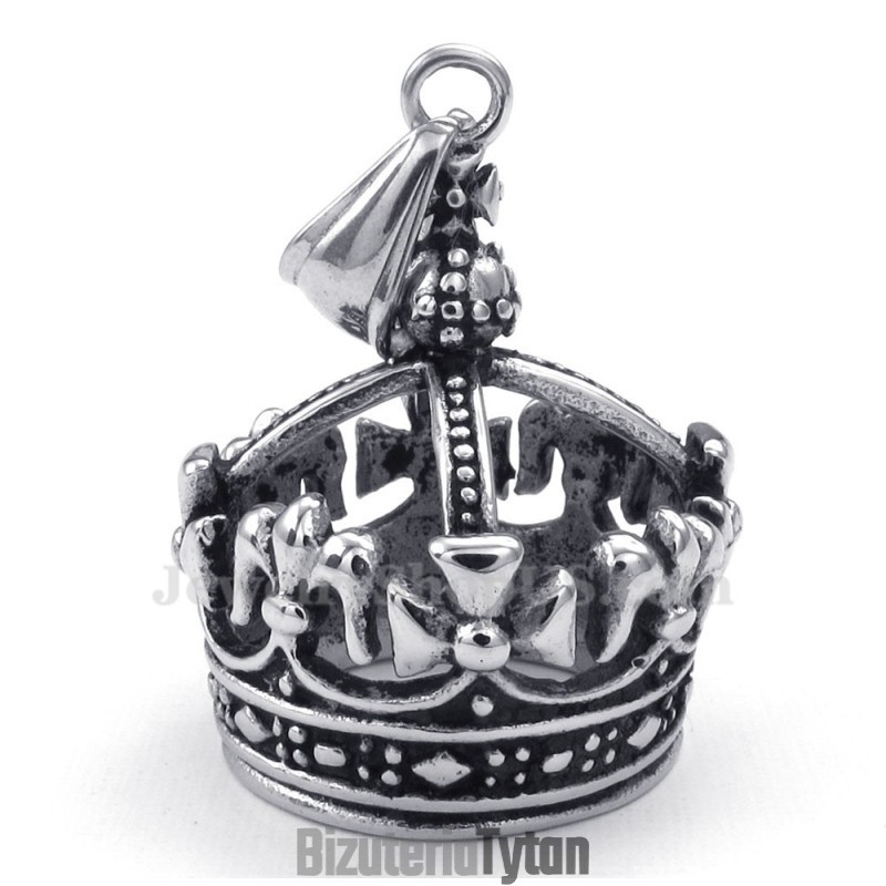 Naszyjnik Z Wisiorkiem Imperial Crown Titanium (Łańcuszek Gratis)