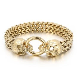 Bransoletka Męska Cool Skull Titanium