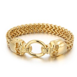 Bransoletka Cool Skull Titanium Dla Mężczyzn