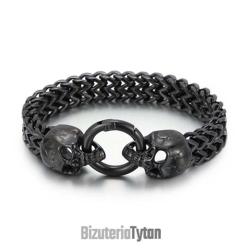 Bransoletka Męska Cool Skull Titanium Bransoletka Męska Cool Skull Titanium