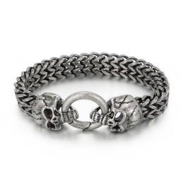 Bransoletka Męska Cool Skull Titanium