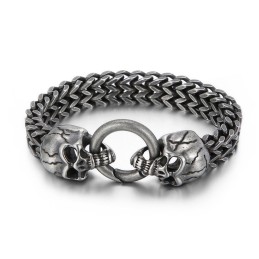 Bransoletka Męska Cool Skull Titanium