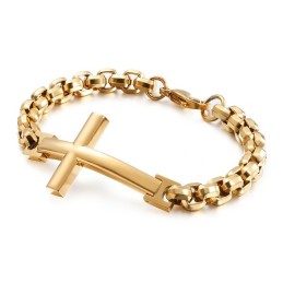Bransoletka Męska Titanium Tide Bransoletka Męska Titanium Cross Square Akcesoria Męskie Tide
