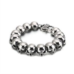 Bransoletka Cool Skull Titanium Dla Mężczyzn