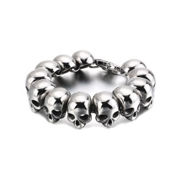Bransoletka Cool Skull Titanium Dla Mężczyzn