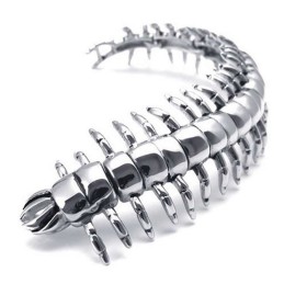 Bransoletka Męska Tytanowa Bransoleta Zoo Centipede
