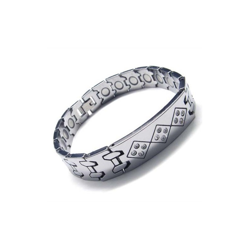 Bransoleta Męska Z Węglika Wolframu O Szerokości 12 Mm I Diamentami Bransoleta Męska Z Węglika Wolframu O Szerokości 12 Mm I Diamentami