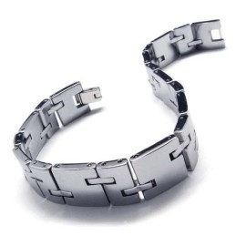 Bransoleta Męska New Style Tungsten Carbide 12Mm Wide Chunky