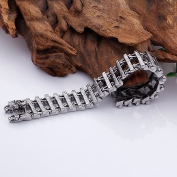 Bransoleta Męska Retro Chic Keel Titanium