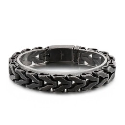 Bransoletka Vintage Dragon Bone Chic Titanium Dla Mężczyzn
