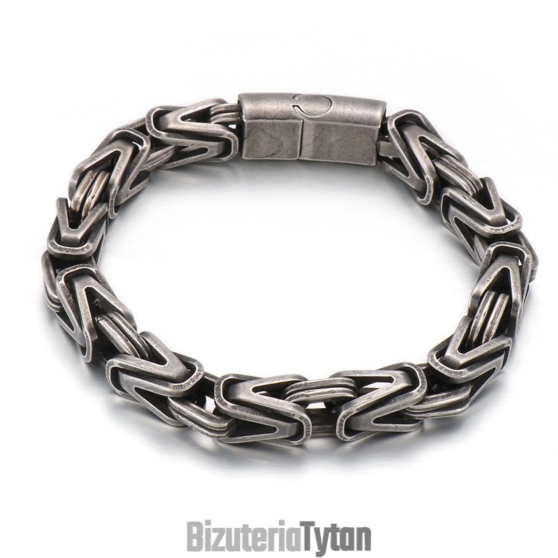 Cool Rock Hip Hop Bransoletka Tytanowa W Kształcie Litery V Dla Mężczyzn Cool Rock Hip Hop Bransoletka Tytanowa W Kształcie Litery V Dla Mężczyzn