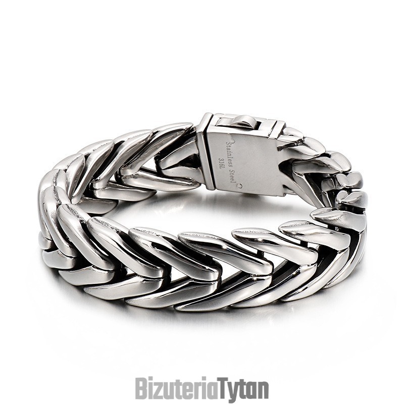 Bransoletka Cool Flower Clasp Titanium Bransoletki