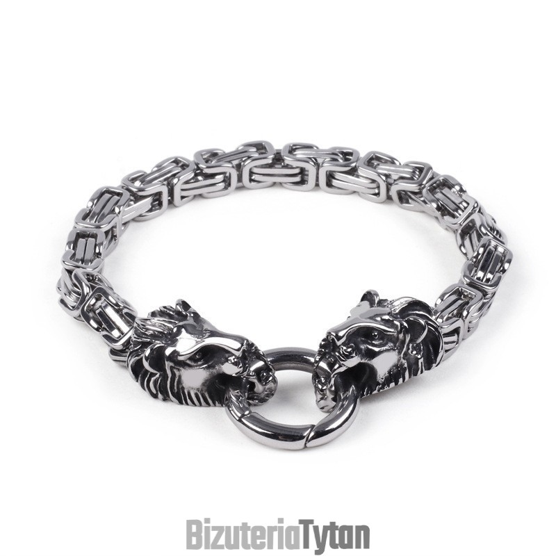 Bransoletki Męskie Cross Border Imperial Chain Lion